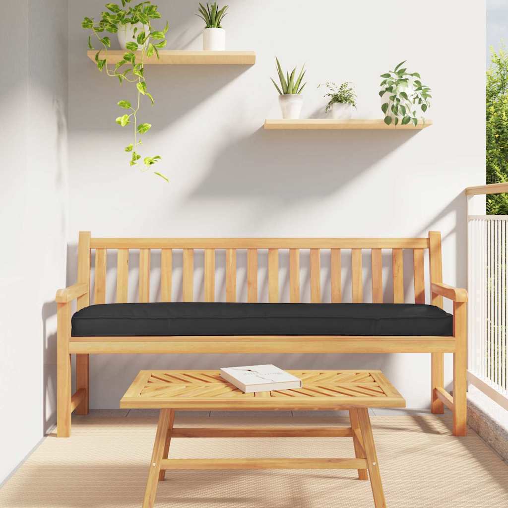 Palet Kussen 200 X 40 X 8 Cm Oxford Stof Zwart