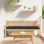 Paletkussen 200x40x8 cm Oxford stof zwart