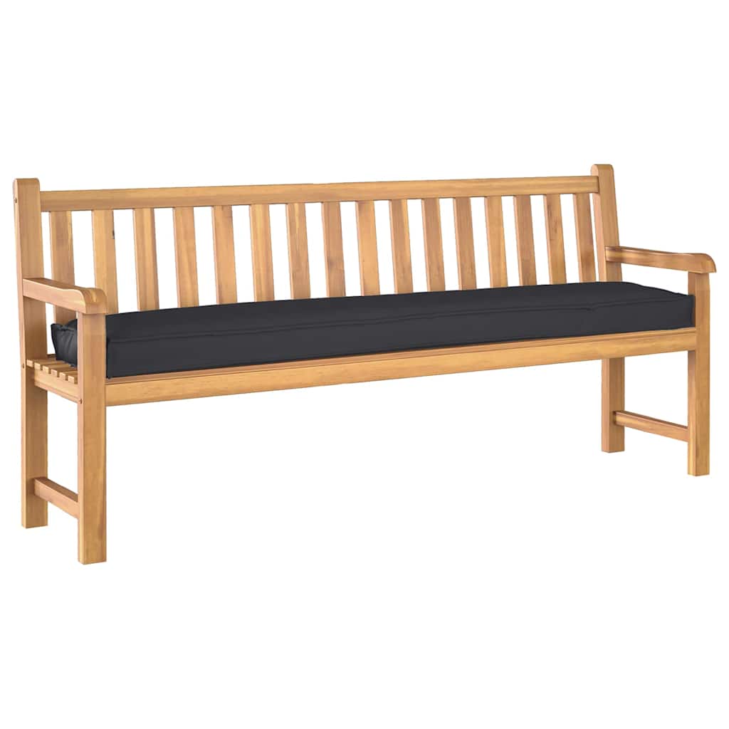 Palet Kussen 200 X 40 X 8 Cm Oxford Stof Zwart