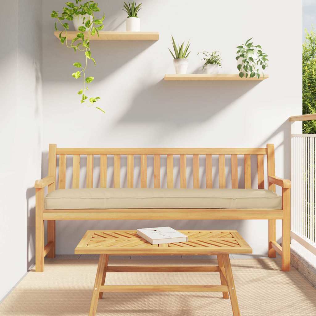 Pallet Kussen Set 2 Pcs 180 X 40 X 8 Cm 100% Polyester Beige