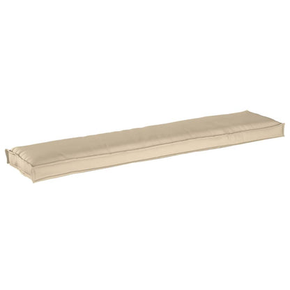 Pallet Kussen Set 2 Pcs 180 X 40 X 8 Cm 100% Polyester Beige