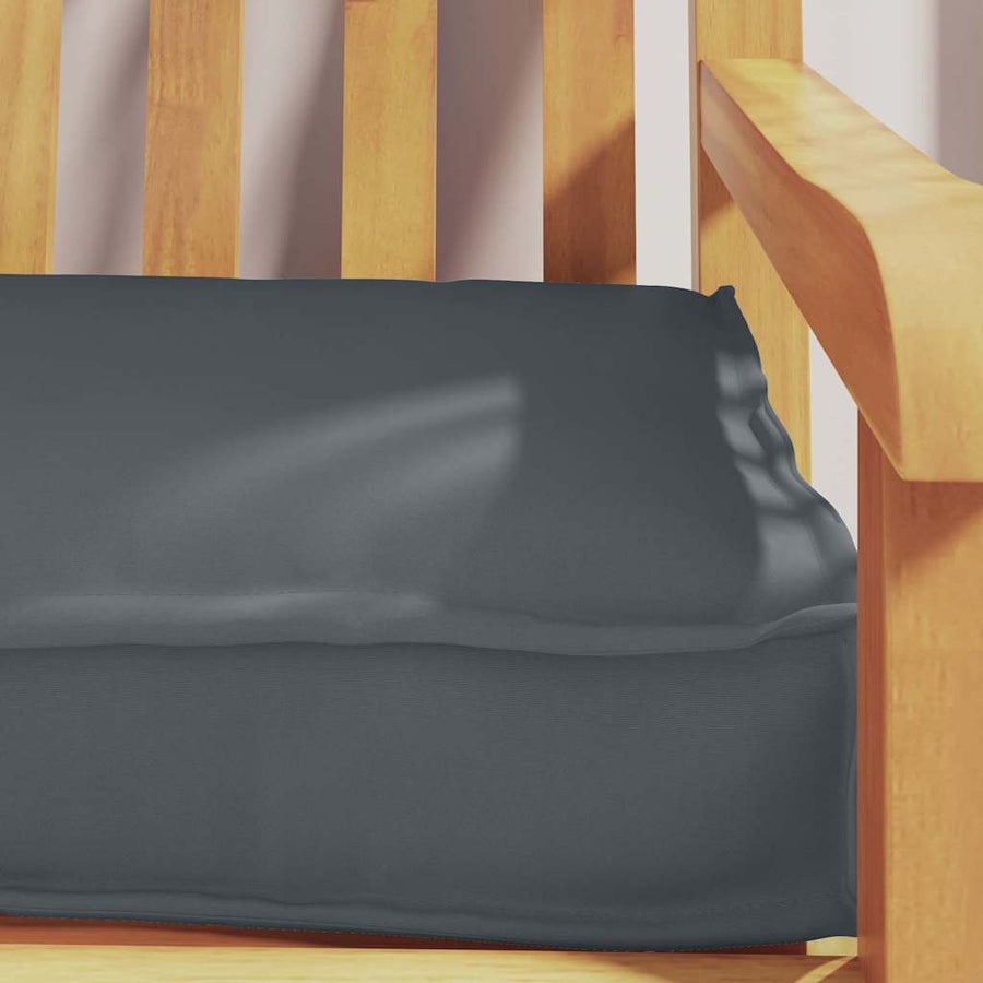 Pallet Kussen Set 2 Pcs Antraciet 200 X 40 X 8 Cm Oxford Stof