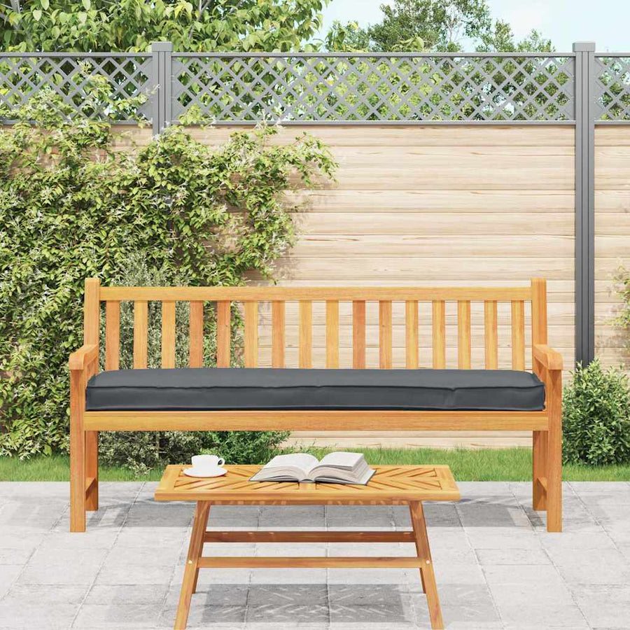 Pallet Kussen Set 2 Pcs Antraciet 200 X 40 X 8 Cm Oxford Stof