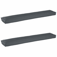 Pallet Kussen Set 2 Pcs Antraciet 200 X 40 X 8 Cm Oxford Stof