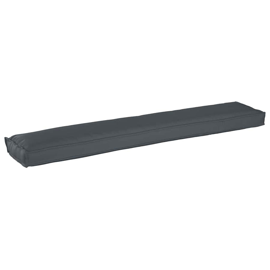 Pallet Kussen Set 2 Pcs Antraciet 200 X 40 X 8 Cm Oxford Stof