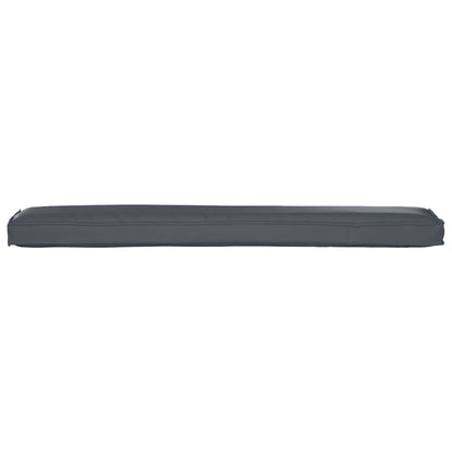Pallet Kussen Set 2 Pcs Antraciet 200 X 40 X 8 Cm Oxford Stof