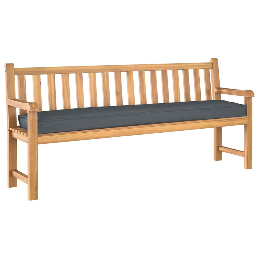 Pallet Kussen Set 2 Pcs Antraciet 200 X 40 X 8 Cm Oxford Stof