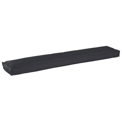 Pallet Kussen Set 2 Pcs 200 X 40 X 8 Cm Oxford Stof Zwart