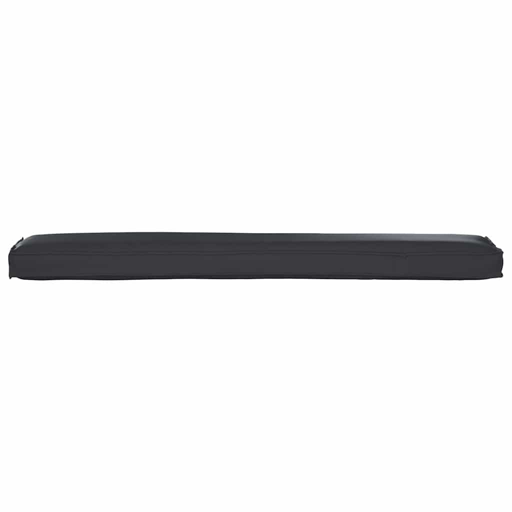 Pallet Kussen Set 2 Pcs 200 X 40 X 8 Cm Oxford Stof Zwart
