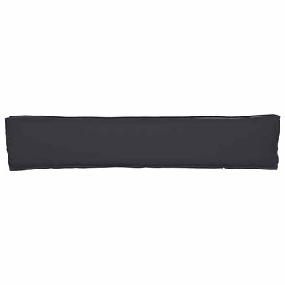 Pallet Kussen Set 2 Pcs 200 X 40 X 8 Cm Oxford Stof Zwart