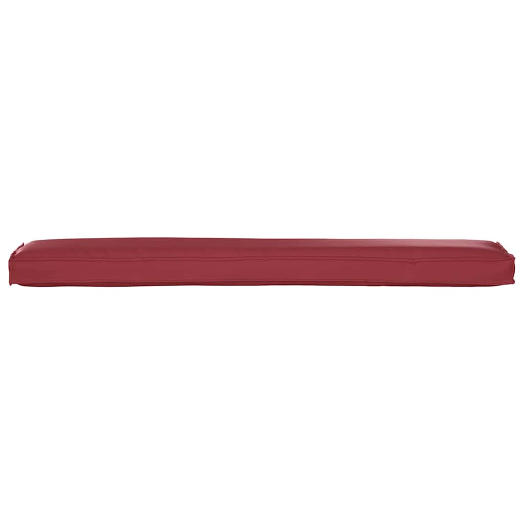 Pallet Kussen Set 2 Pcs 200 X 40 X 8 Cm Oxford Stof Wijnrood