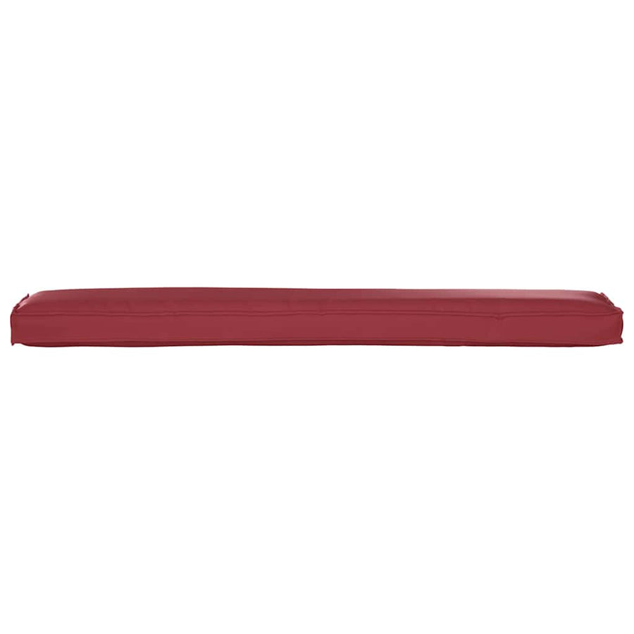 Pallet Kussen Set 2 Pcs 200 X 40 X 8 Cm Oxford Stof Wijnrood