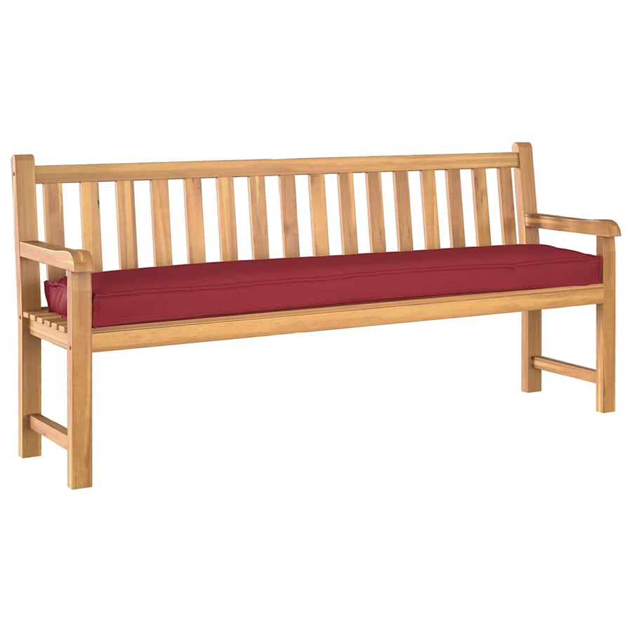 Pallet Kussen Set 2 Pcs 200 X 40 X 8 Cm Oxford Stof Wijnrood