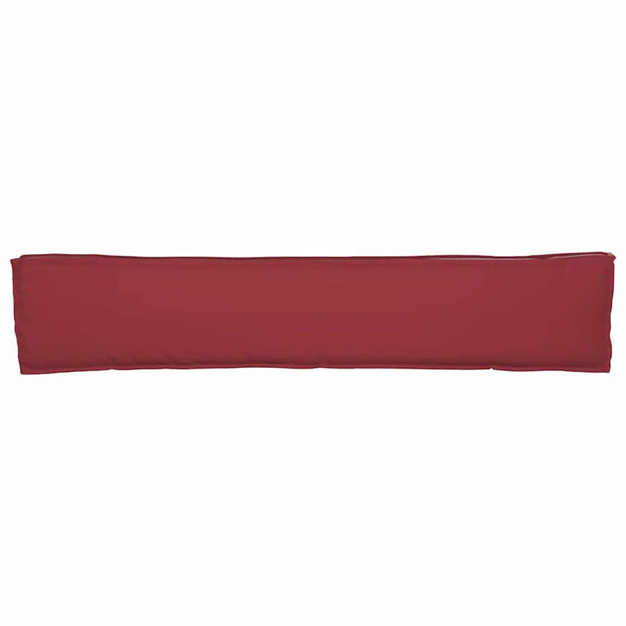 Pallet Kussen Set 2 Pcs 200 X 40 X 8 Cm Oxford Stof Wijnrood