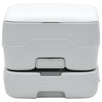 Camping Toilet Grijs en Wit 41,5 x 36,5 x 30 cm Polyetheen