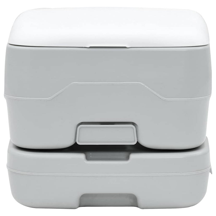 Camping Toilet Grijs en Wit 41,5 x 36,5 x 30 cm Polyetheen
