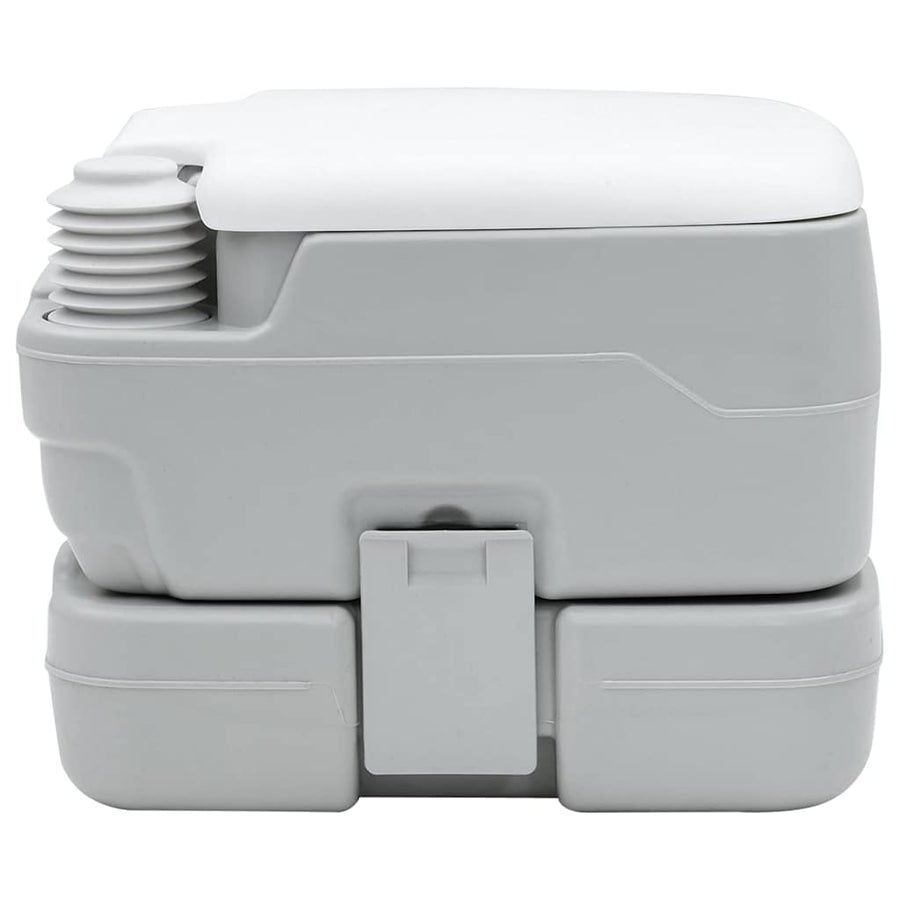 Camping Toilet Grijs en Wit 41,5 x 36,5 x 30 cm Polyetheen