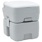 Campingtoilet grijs wit 41,5x36,5x42 cm polyetheen