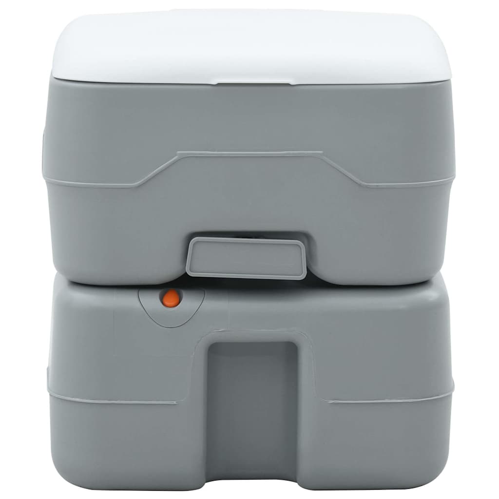 Camping Toilet Grijs en Wit 41,5 x 36,5 x 37,5 cm Polyetheen