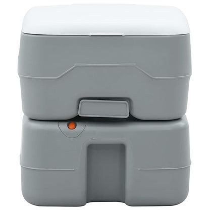 Camping Toilet Grijs en Wit 41,5 x 36,5 x 37,5 cm Polyetheen
