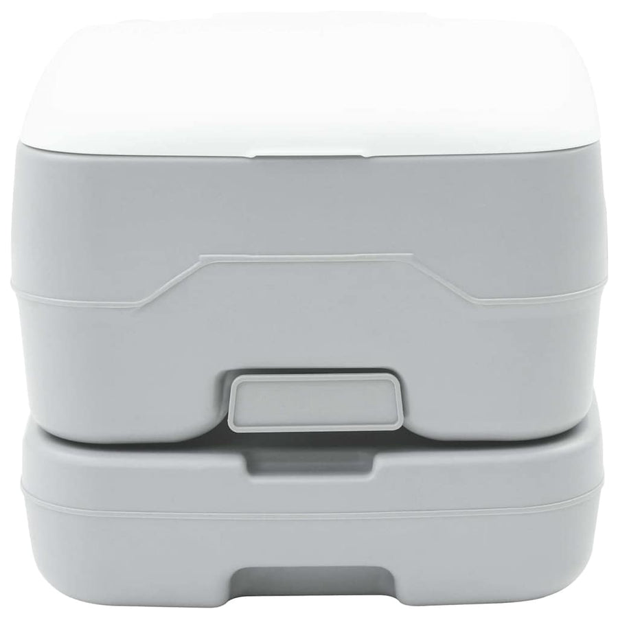 Camping Toilet Grijs en Wit 41,5 x 36,5 x 30 cm Polyetheen