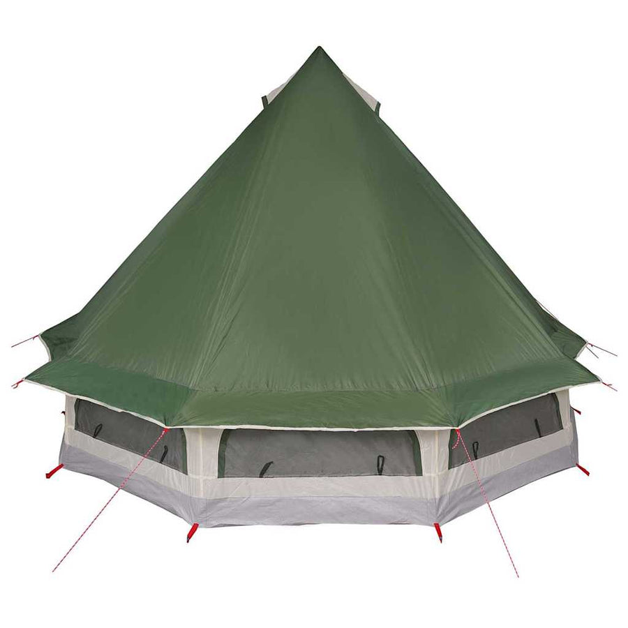 Familie Tipi Tent Tipi met dak Groen 404 x 370 x 270 cm