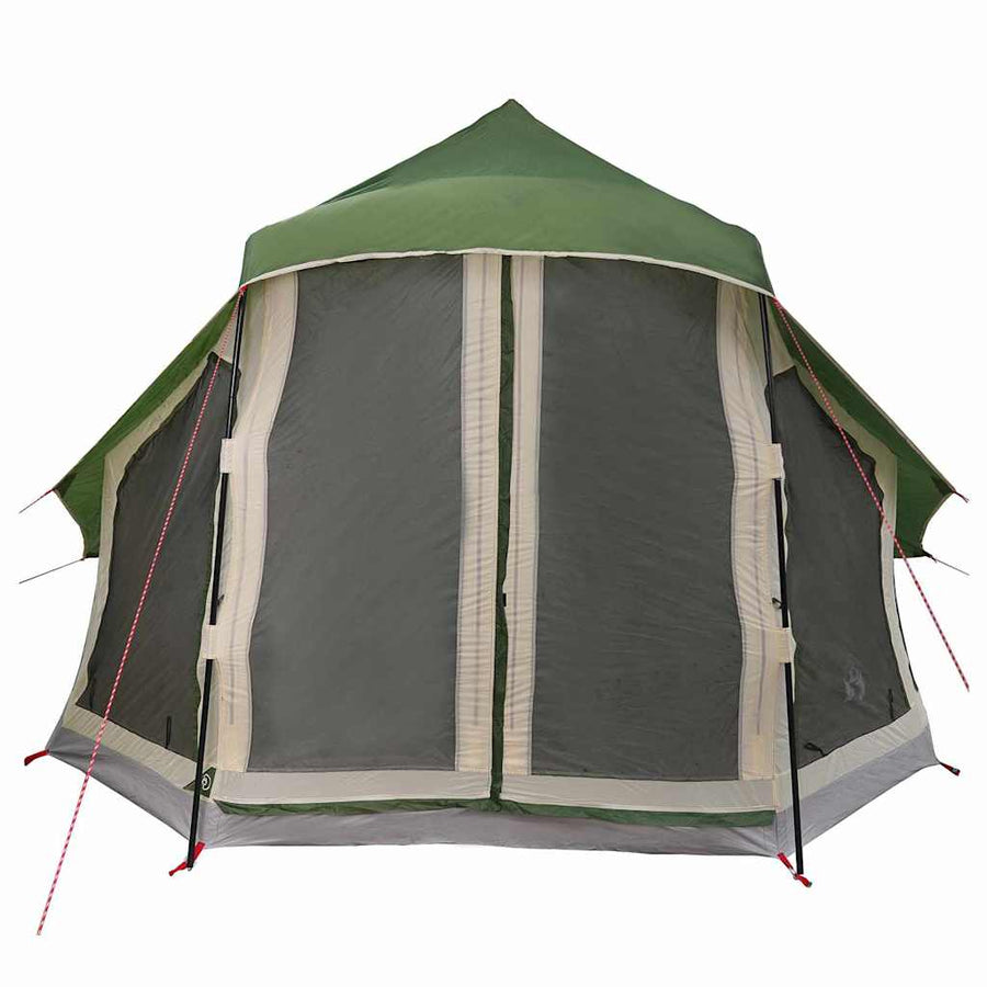 Familie Tipi Tent Tipi met dak Groen 404 x 370 x 270 cm