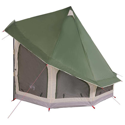 Familie Tipi Tent Tipi met dak Groen 404 x 370 x 270 cm