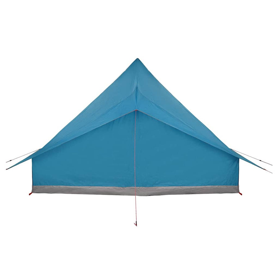 Tipi Tent met dak met opslag Blauw 364 x 281 x 257 cm taft