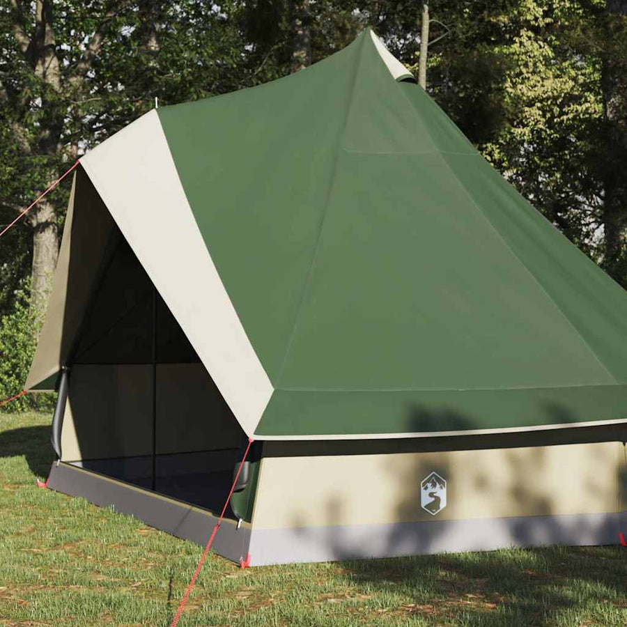 Familie Tipi Tent Tipi Groen en beige 400 x 346 x 250 cm
