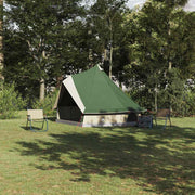 Tipi tent groen beige 400x346x250 cm