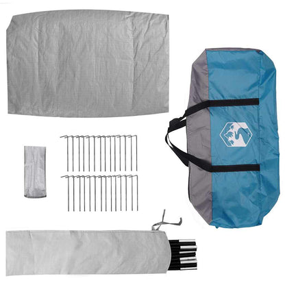 Familie Tipi Tent Tipi Blauw en Grijs 400 x 346 x 250 cm