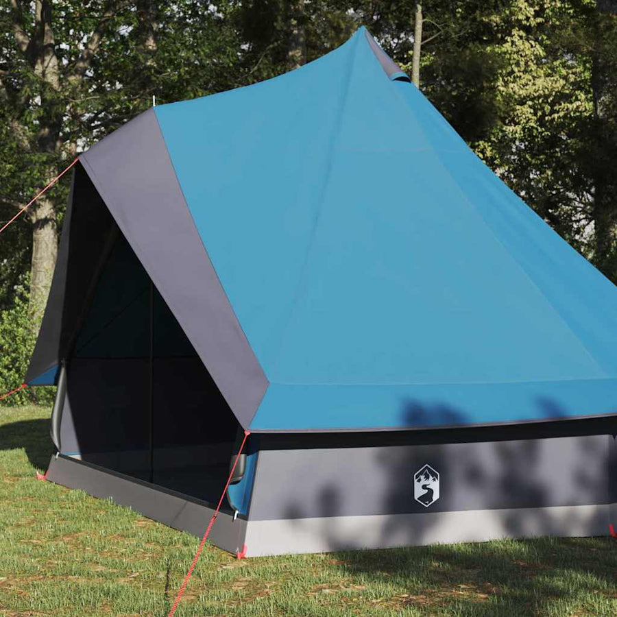 Familie Tipi Tent Tipi Blauw en Grijs 400 x 346 x 250 cm