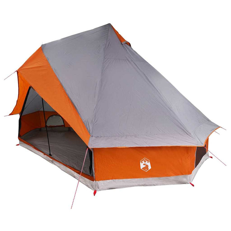 Familie Tipi Tent Tipi Grijs en Oranje 400 x 346 x 250 cm