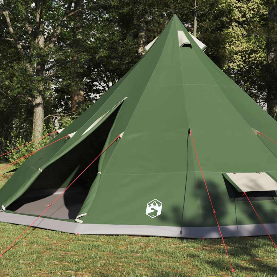 Familie Tipi Tent Tipi met dak Groen 560 x 560 x 300 cm
