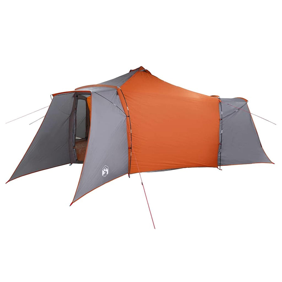 Tent met dak Grijs en Oranje 492 x 492 x 275 cm Polyester
