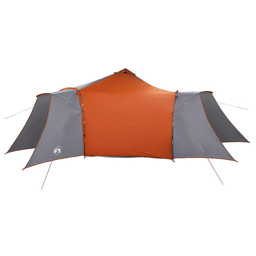 Tent met dak Grijs en Oranje 492 x 492 x 275 cm Polyester