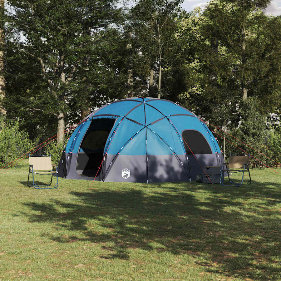 Tent met dak met luchtopening Blauw Large Polyester en glasvezel