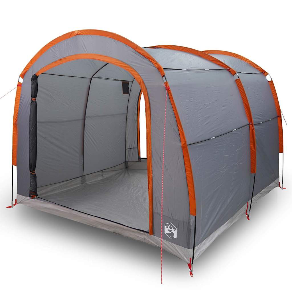 Tent met dak met luchtopening Grijs en oranje 268 x 240 x 191 cm
