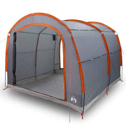 Tent met dak met luchtopening Grijs en oranje 268 x 240 x 191 cm