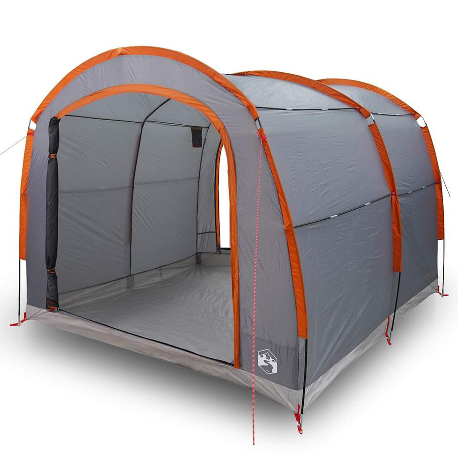 Tent met dak met luchtopening Grijs en oranje 268 x 240 x 191 cm