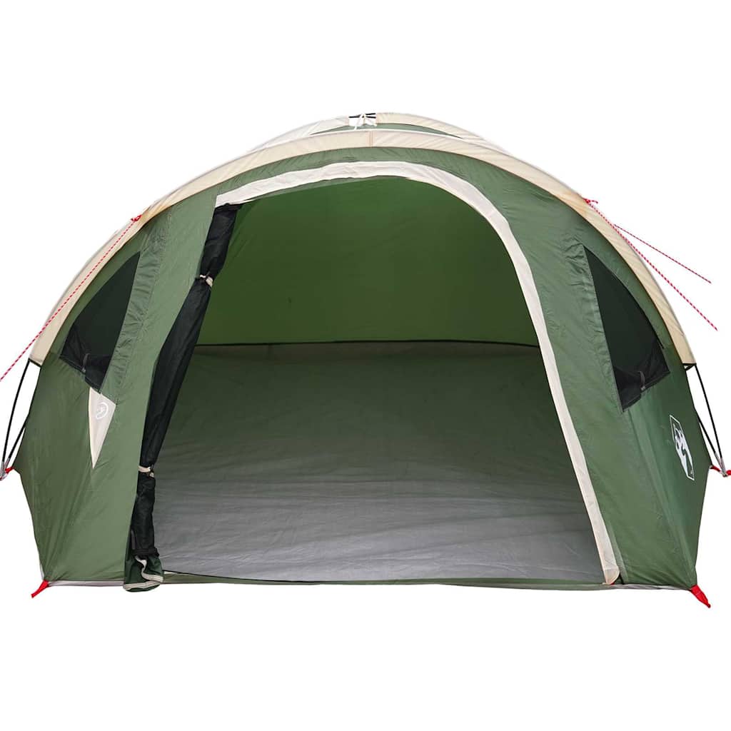 Tent met dak Groen Medium Polyester en glasvezel