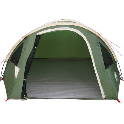 Tent met dak Groen Medium Polyester en glasvezel