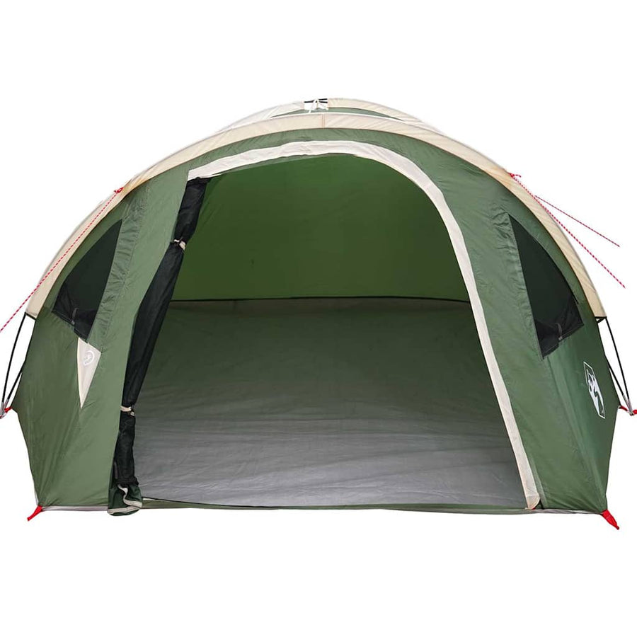 Tent met dak Groen Medium Polyester en glasvezel