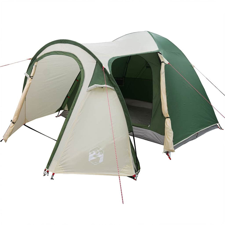 Koepeltent met dak met opslag met luchtopening Groen 384 x 254 x 170 cm