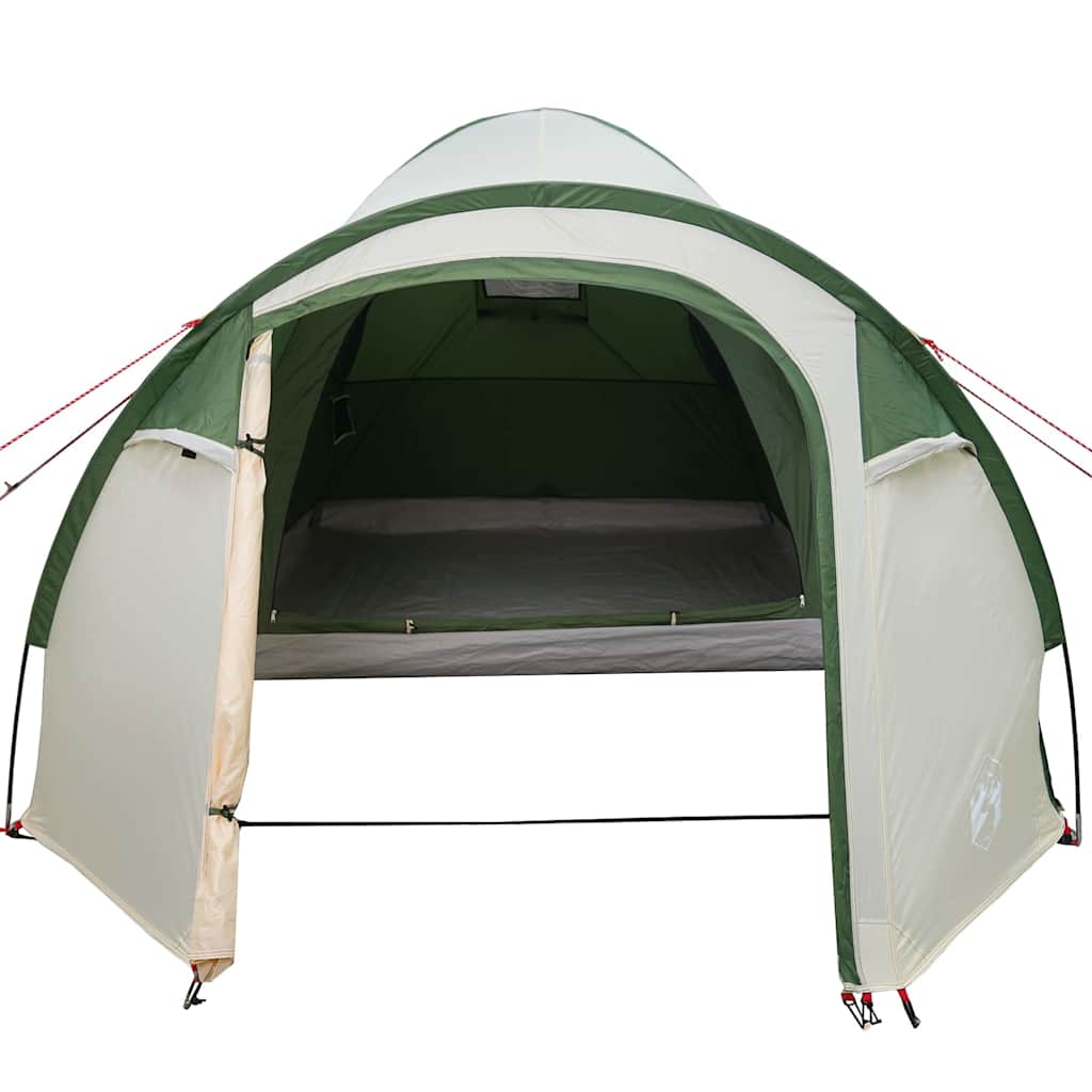 Koepeltent met dak met opslag met luchtopening Groen 384 x 254 x 170 cm