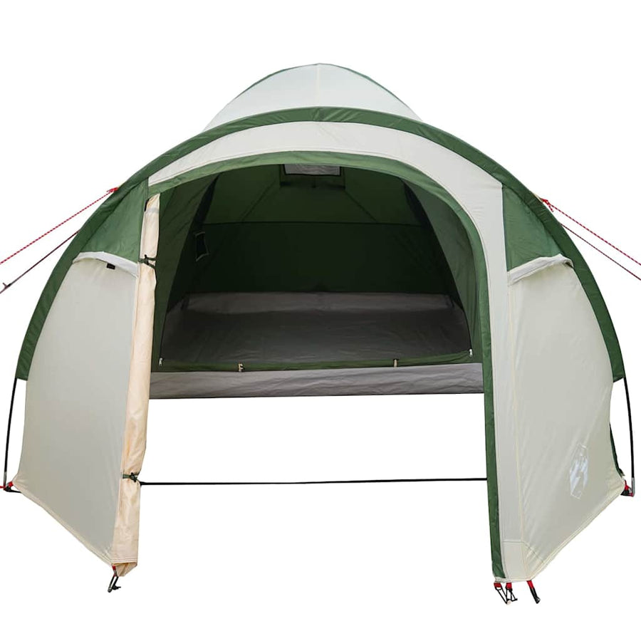 Koepeltent met dak met opslag met luchtopening Groen 384 x 254 x 170 cm