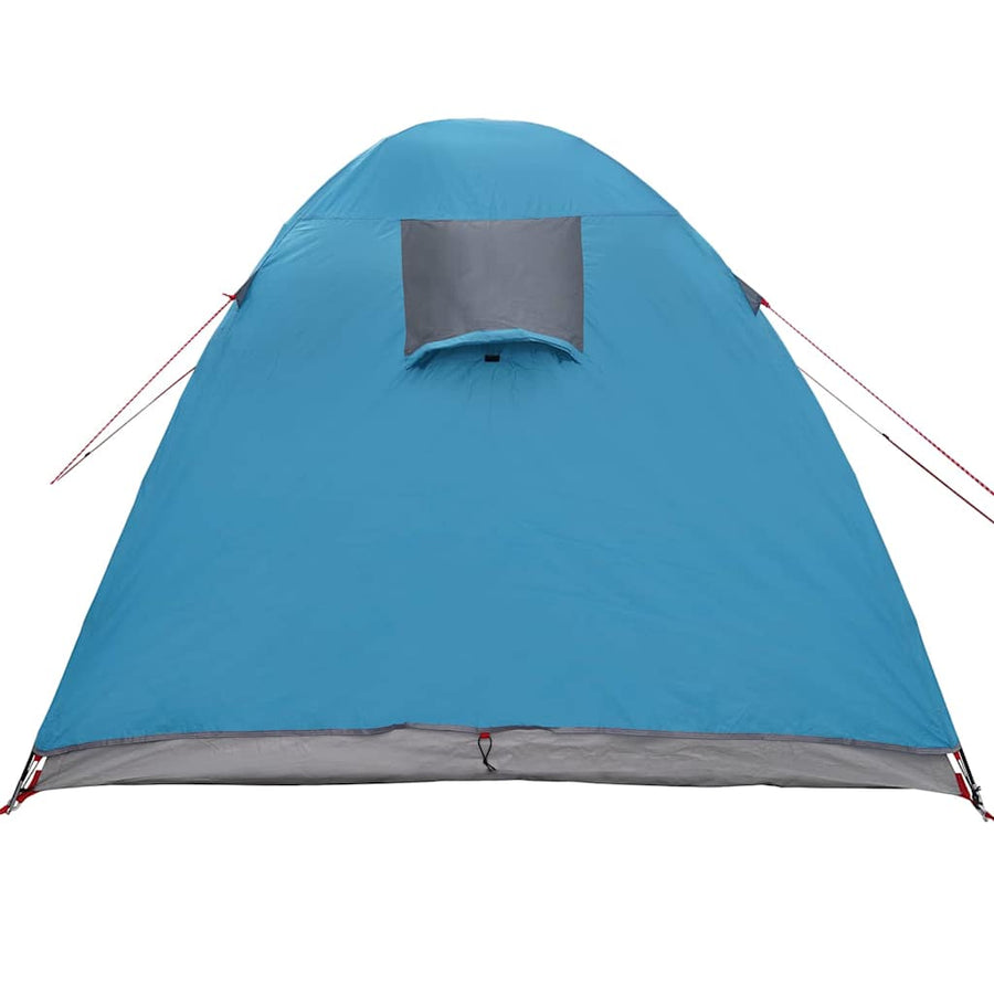 Koepeltent met dak met opslag met luchtopening Blauw 384 x 254 x 170 cm