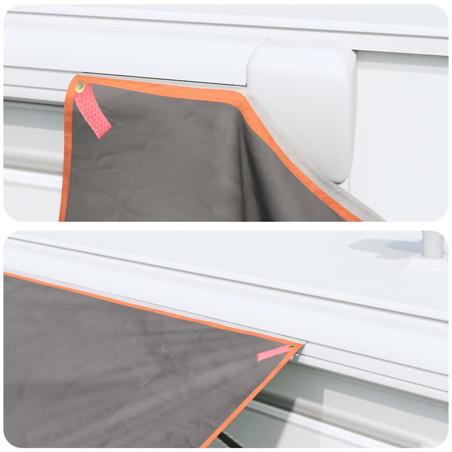 Waterdicht Zeil 300 x 240 cm Grijs en oranje