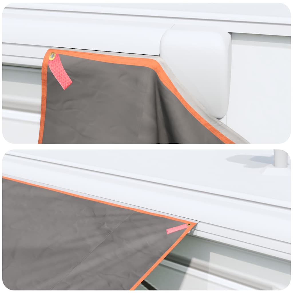 Waterdicht Zeil 460 x 240 cm Grijs en oranje